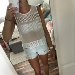 HOLLISTER Sheer tank top